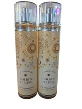  2 BATH  BODY WORKS GOLDEN ECLIPSE FRAGRANCE BODY MIST SPRAY 8 FL OZ