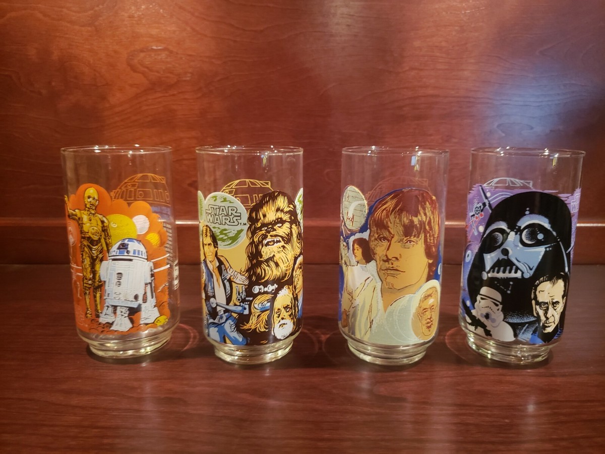 Star wars burger king glasses 1977-1980-1983 (complete set-MINT