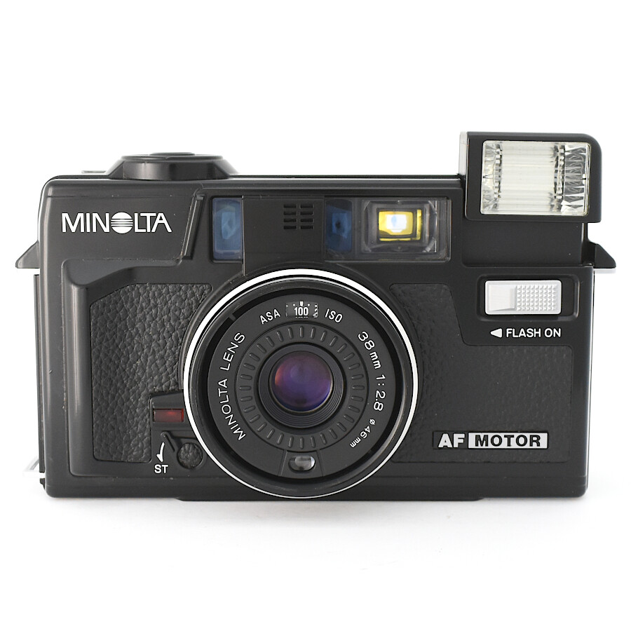 Excellent]MINOLTA HI-MATIC AF2-MD Point & Shoot 35mm Film