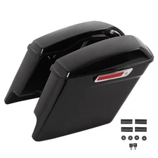 5" Stretched Extended Saddlebags Bag For Harley Davidson Road Street Glide 93-13