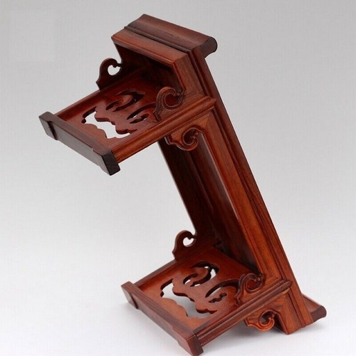 Rosewood Altar Table Religion Spirituality Tablet Stand God Buddha Icon Rack - Picture 4 of 9