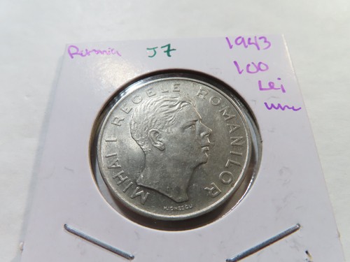 J7 Romania 1943 100 Lei UNC
