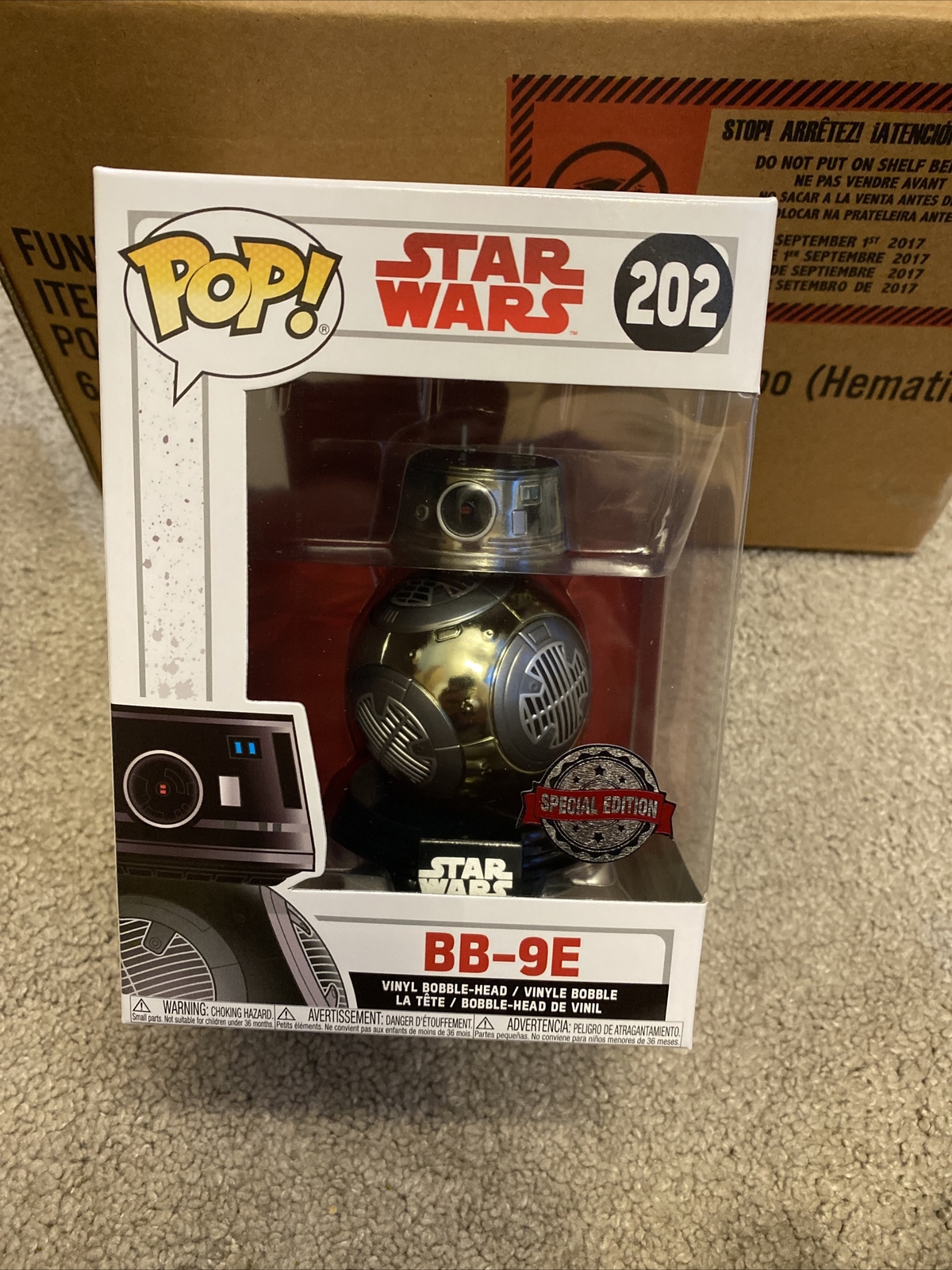 ¡Funko Pop! Star Wars - Bb-9E Edición Especial #202