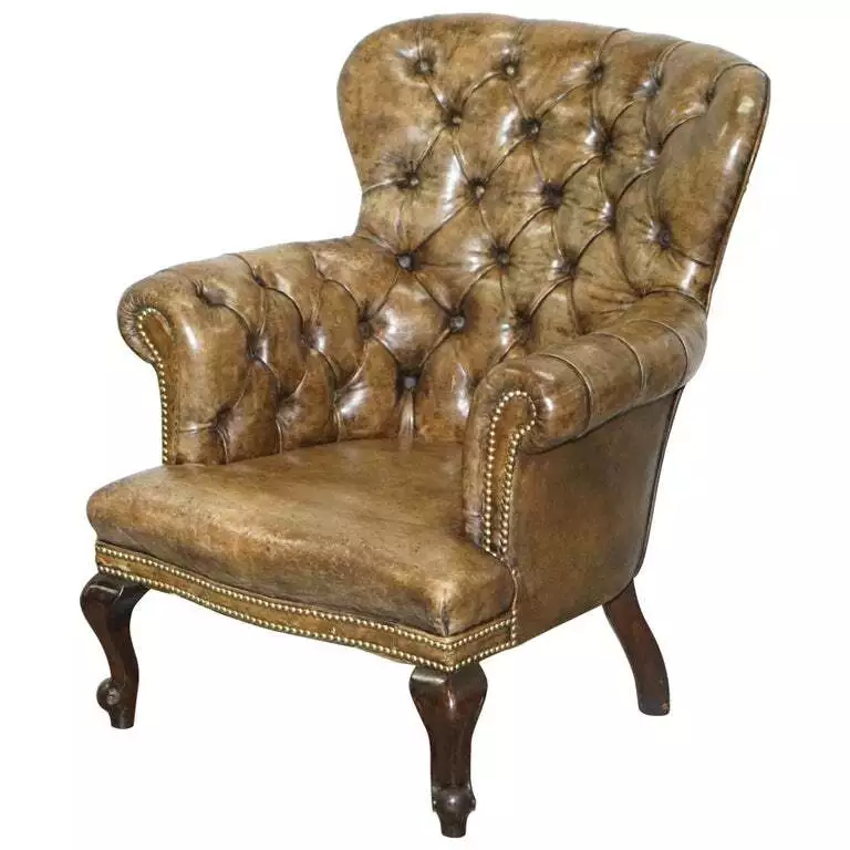 Chesterfield library chair clearance
