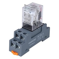 Electromagnetic Power Relay, 8-Pin 10 AMP 12V AC Relay Coil AC 12V 8Pin-10A