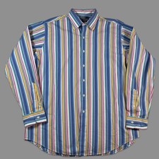 Polo Ralph Lauren Curham Classic Fit Striped Button Down Shirt Men XL Multicolor