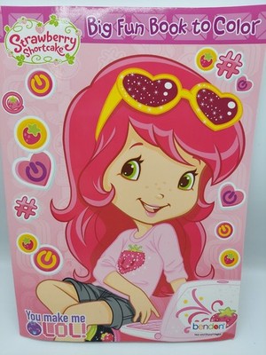 2016 Strawberry Shortcake Big Fun Book Of Color You Make Me LOL Coloring Book