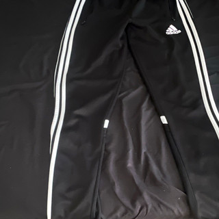 adidas Black/White 2pc Men's Tracksuit Full Zip Jacket & Trousers L