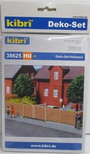 Kibri H0 38625 Bausatz Deko Set Holzzaun OVP NEU (3906k)