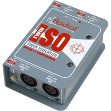 Radial Engineering Twin-Iso Line Level isolator, Passive 2 Channel