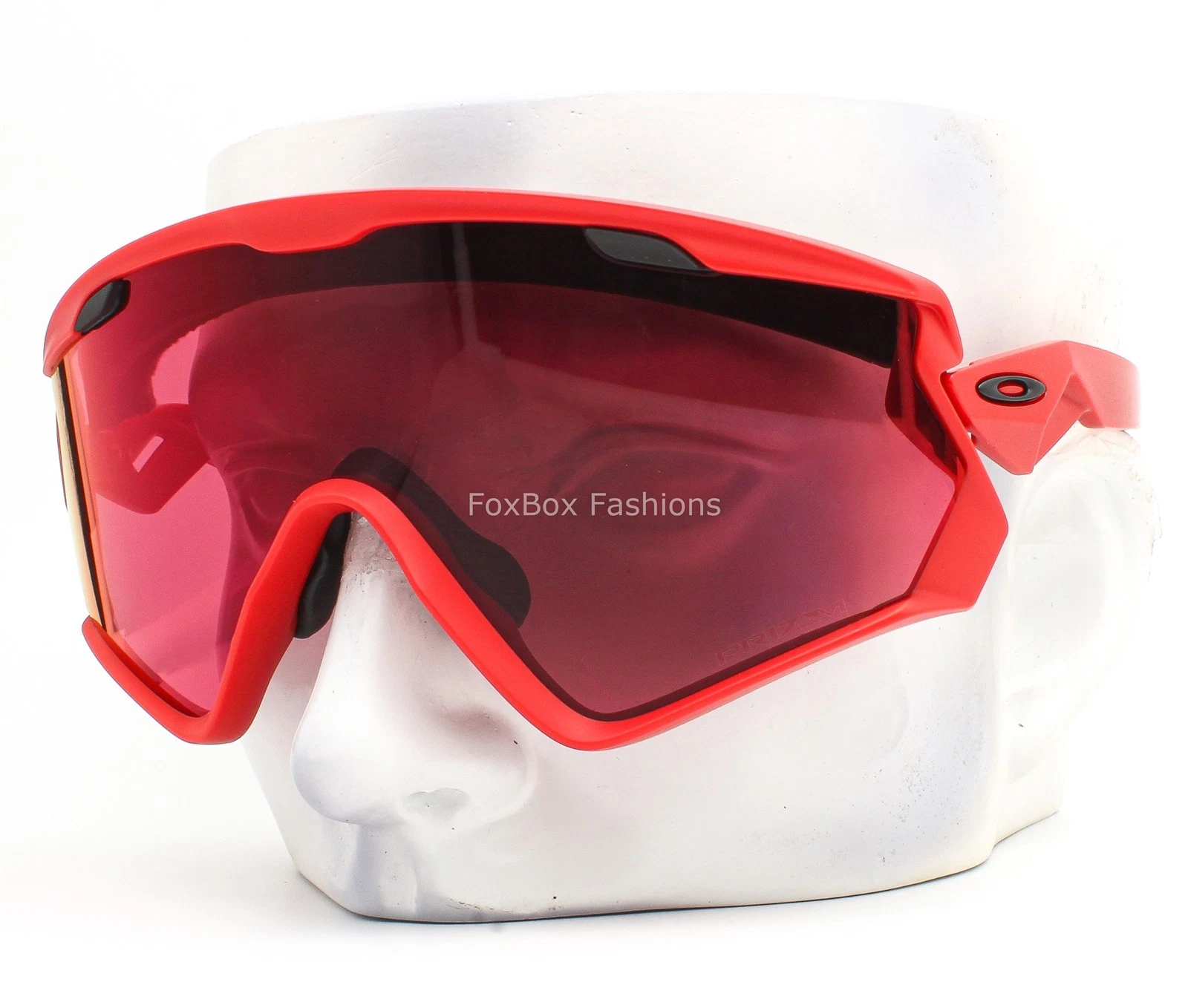 Oakley Wind Jacket 2.0 Sunglasses OO9418-2545 Matte Red Prizm Snow Torch w/Pouch
