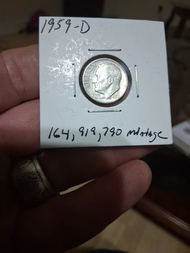 1959-D Roosevelt Dime 90% Silver Good Condition