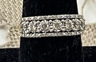 14K Genuine Diamond Anniversary Band Ring — photo 1