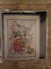 BUCILLA 40510 BLOSSOMING BIRD CAGE CROSS STITCH PATTERN