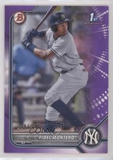 2022 Bowman Prospects Purple Border 204/250 Fidel Montero #BP-74 y0i