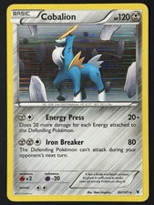 Cobalion Holo Rare Noble Victories 84/101 MP Pokemon Card