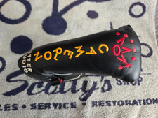 Rare Scotty Cameron 2001 Black Studio Design Putter Headcover Blade Head cover??
