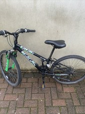 Apollo Gridlock 24" Kids MTB Bike 12" Frame Shimano 18spd Suspension V-Brakes