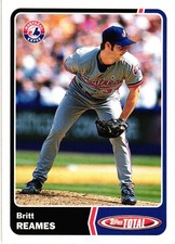 2003 Topps Total Britt Reames #724 Montreal Expos