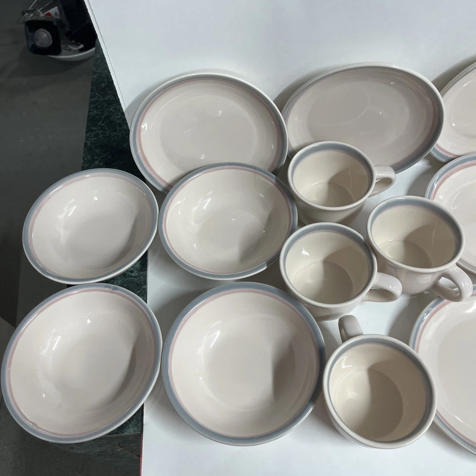 Lote De 15 Tazas Vintage Platzgraff Sunrise Aura Rosa, Tazón De Sopa, Platos De Ensalada Foto 3 de 4