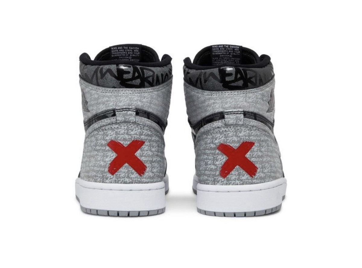 Nike Air Jordan 1 Retro High OG Rebellionaire High-Top Graffiti