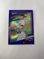 2021 Donruss Holo Purple #182 Aaron Judge New York Yankees SP Parallel