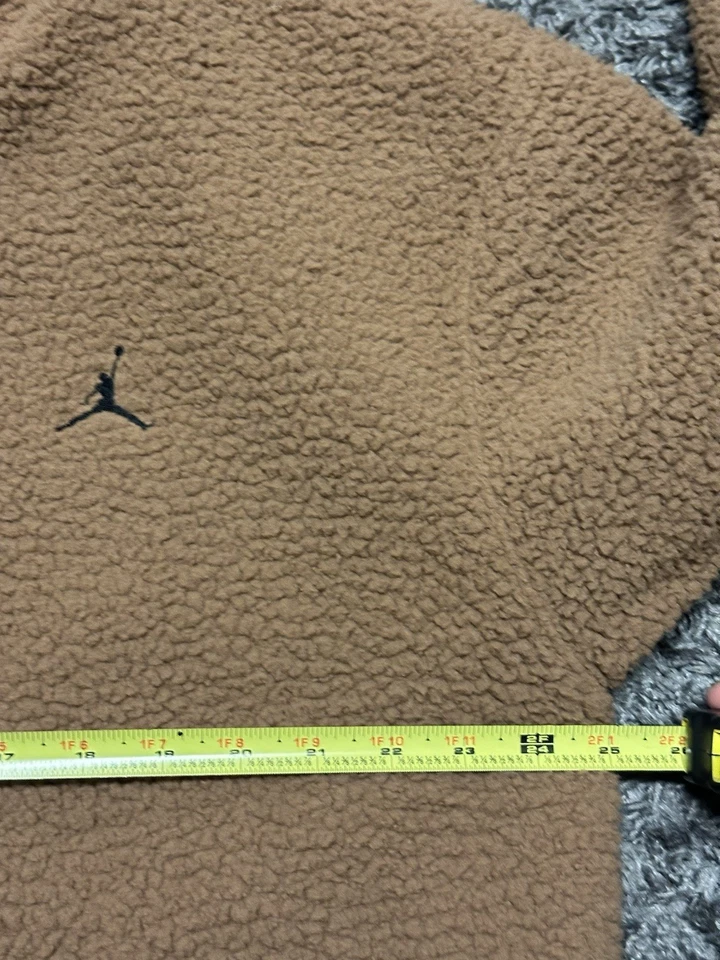 🔥Nuevo con etiquetas Chaqueta polar Nike Jordan Sherpa - Marrón/Negro Talla L, FV7448-223 Foto 2 de 4