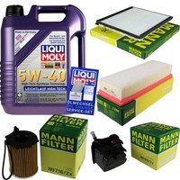 Inspektionskit Filter Liqui Moly ÖL 5L 5W-40 FüR Peugeot Partner Combispace 5F