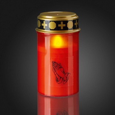 Hellum Grablicht rot LED gelb 522853 LED Lampe Leuchte Festbeleuchtung