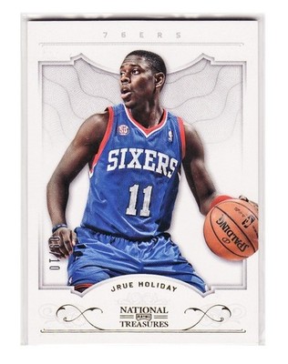 Jrue Holiday 2012-13 National Treasures Gold Parallel #09/10 SIXERS