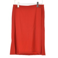 mina Perhonen Chocolate Tuck Skirt Women's 38 Red Used