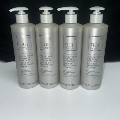 4 PK--TIGI Copyright Custom Care SOS EXTREME RECOVERY TREATMENT Keratin Elastin