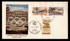 DR WHO 1960 ITALY FDC? OLYMPICS COMBO R42009