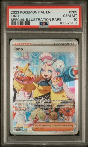 2023 POKEMON PAL EN-PALDEA EVOLVED SPECIAL ILLUSTRATION RARE #269 IONO PSA 10