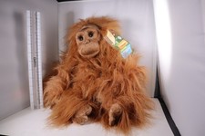 Miyoni by Aurora Soft Toy Plush Orangutan Monkey- Orange Brown Furry- 12  