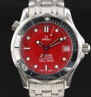 Vintage Omega Seamaster 36mm Red Dial Japan Exclusive Automatic Rare Marui