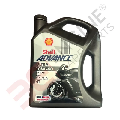 Shell Advance Ultra 4T 10W-40 Aceite De Moto Sintético 10W40 4 Litros 4L - Imagen 1 de 4