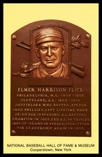 Cooperstown Hall of Fame Postcard Elmer Flick HOF Mint