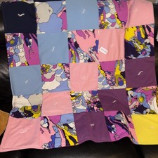 Handmade Lap Quilt Homemade Green Brown 40 X50