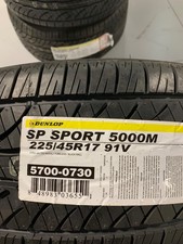4 New 225 45 17 Dunlop Sp Sport 5000m All Season Tires 4 New 225 45 17 Dunlop Sp Sport 5000m All Season Tires