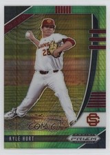 2020 Panini Prizm Draft Picks Green & Yellow Hyper Prizm Kyle Hurt #PDP134 6x9