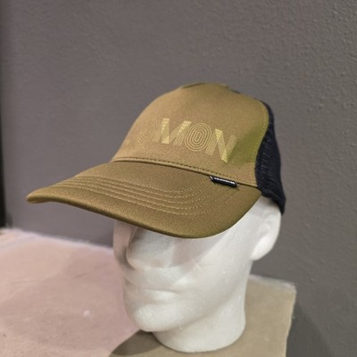 Salomon Baseball Cap Mesh Back Trucker hat Retro Green Olive Running Hiking
