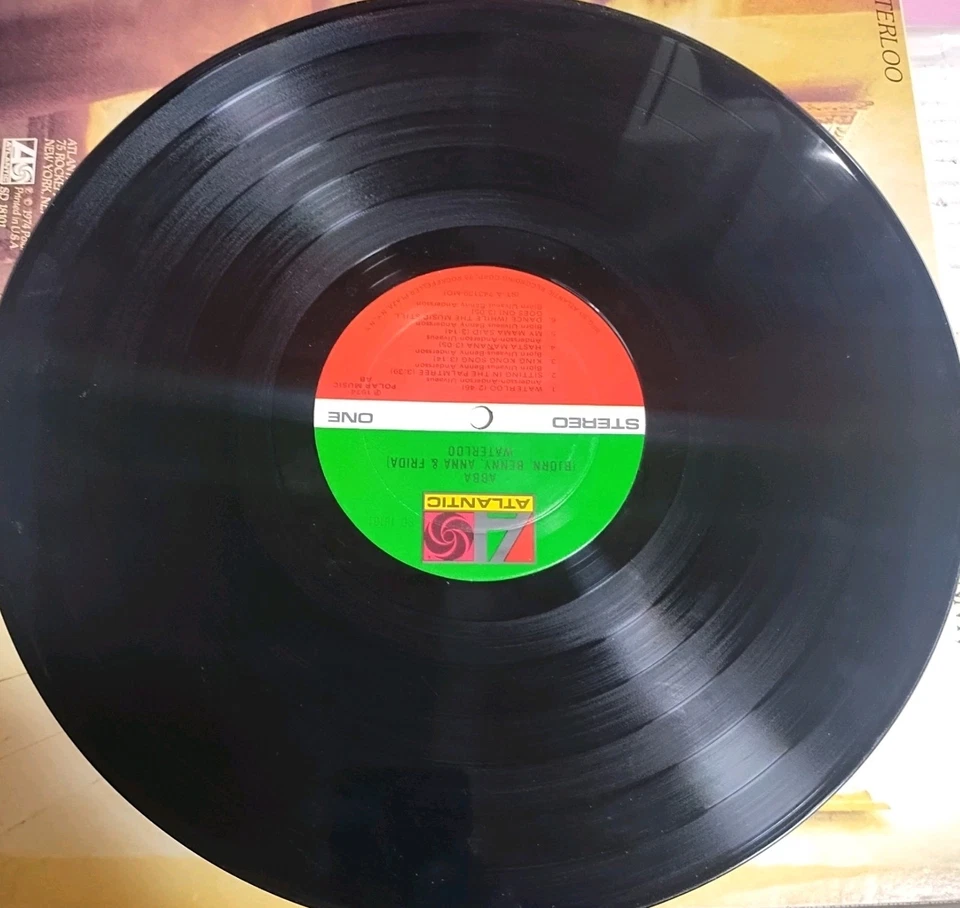 ABBA (Bjorn, Benny, Anna & Frida) Waterloo 12L LP Atlantic SD 18101 Rock 1974 Foto 4 de 4