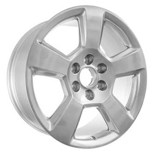 For Chevy Silverado 1500 14-17 Alloy Factory Wheel 5-spoke Full Polished 20x9