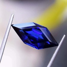 15 Ct AAA Natural Kashmiri Blue Sapphire Loose Gemstone Fancy Cut EGL Certified
