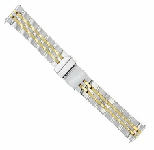 22MM WATCH BAND FOR 44MM BREITLING CHRONOMAT EVOLUTION C13356 D13362 TWO TONE