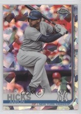 2019 Topps Chrome Sapphire Aaron Hicks #260 fm0