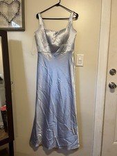 Jenny Yoo Ariana Bridesmaid Dress Whisper Blue Size 12