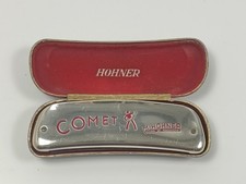 Vintage M. Hohner Comet Harmonica Made in Germany w/ Original Case Key of C