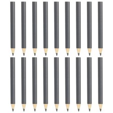 18 Pcs Wooden Colored Pencils Short Oil Based Colored Pencils, Grey